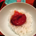 にくの匠 三芳 - 黄身乗せご飯