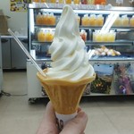 高知アイス売店 - 土佐ジローの卵を使った濃厚バニラソフトクリーム