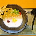 Wasobatenkou - 鶏soba 800円(麵の量が幾分少な目でした)