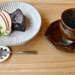 真山 - ふじりんご入りガトーショコラのセット