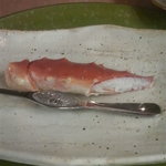 里湯昔話・雄山荘 - 蒸したらば蟹