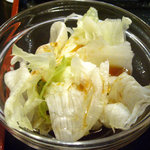 四川料理 福楽 - 「坦坦麺＋小ライス」サラダ