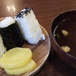 骨付鳥 一鶴 - むすび（スープ付き）