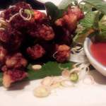 タイ料理 プリックタイ コラボ - 豚肉を酸っぱく揚げたもの。絶品です。