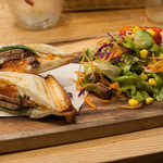 テータ - 2017.1 紅茶豚×トマト×チーズのホットサンドセット