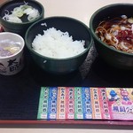 ゆで太郎 - 納豆 360円（納豆、生卵、かけそば、ご飯）