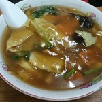 銀鳥 - 相方が注文した広東麺です。おいしいと言ってました。