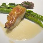 オルグイユ - 金目鯛　カラマンシーソース？