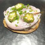 オルグイユ - そば粉のタルトフランベ