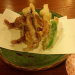 十割蕎麦みかあさ - ゲソの天ぷら(ハーフ)