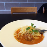 食堂カフェ potto - オマール海老と紅ずわい蟹のクリームソース