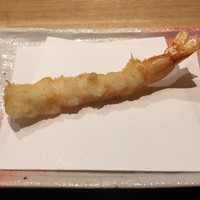天麩羅 なか江 - 細巻き海老からスタート