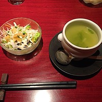 フーロン - 大根サラダ・アオサのスープ