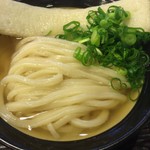 うどん 丸香 - 釜かけ（小） + 上天（アップ）