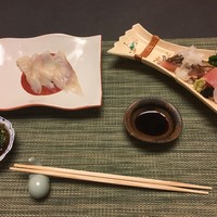 日本海 - お造り　厚めのふぐの食感が◎でした(^0^)b　2016/12/25