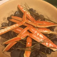 日本海 - 焼物　宝楽焼き：淡路島には古くから伝わる料理。黒石＆お酒で蒸し上げるのが特徴(^0^)b松葉の香りがよく蟹に付いていて、さらに食欲をくすぐる♪　2016/12/25