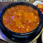 コッテジ - カキ入り豆腐チゲ（辛目）