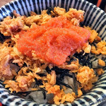 山よし - 「明太子と鮭のご飯ランチ」のミニ丼