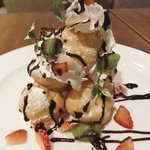 イタリア厨房 旬 - クリスマス風なデザートアップ