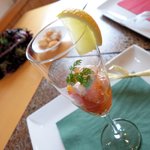 手打ち蕎麦とフレンチの やな木 - ＜2016年12月＞国産海老と野菜のカクテル