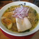 麺匠 中うえ  - 淡麗塩らーめん　大　７００円