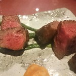 京松蘭はなれ - 大分県産ラム芯とハラミ