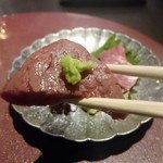 京松蘭はなれ - 北海道産 サーロインのコブの炙り刺し