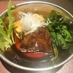 京松蘭はなれ - ２時間半煮込んだホホ肉　すき焼き風