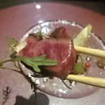 京松蘭はなれ - 北海道産　ハネシタのレア サラダ仕立