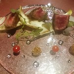 京松蘭はなれ - 北海道産　ハネシタのレア サラダ仕立