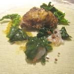 真鱈白子の米粉ムニエル