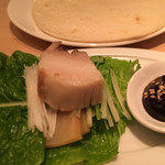 笹組 調整 - イタリアンポーク 柔らか煮 トルティーヤ包み（2016年１月）