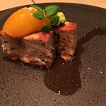 笹組 調整 - 寒ブリ照り焼き 金柑蜜煮（2016年１月）