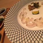 笹組 調整 - 地物 寒鮃 薄造り（2016年１月）