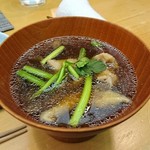 浅草じゅうろく - 鴨、芹雑煮。