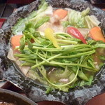 ばんどう太郎 - 野菜いっぱい平打ち麺（税込1,274円）