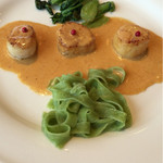 レストラン エピファニー - 私のチョイスのメイン  ほたてのアメリケーヌ