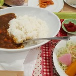 喫茶ラベンダー - 鹿肉カレーセット