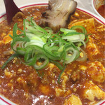 蒙古タンメン中本 - 特製樺太丼（ごはん300g辛さ大）+玉子まる+チャーシュー