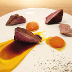 ラ・トラース - 5】肉：和歌山から届いた鴨と奈良百済農園の人参(2016.12月)