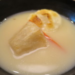 味 ふくしま - 白味噌仕立ての雑煮アップ