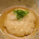 味 ふくしま - 雲子豆腐の揚げ出しアップ
