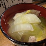 天史朗鮨 - ヤガラと白菜のお椀