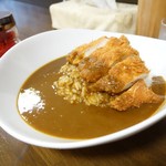 カレーショップびぼ - 2015年7月　チキンカツカレー大盛辛口【700+100円】