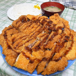 ジャンボチキンカツ、ご飯（2017年1月8日）