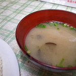 ほらふき男爵 - 味噌汁も手造りの旨さで手抜きなし（2017年1月8日）