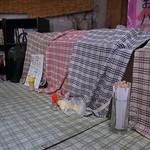 ほらふき男爵 - お世辞にも綺麗とは言えぬテーブル（2017年1月8日）