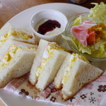 ワンコカフェ ウチヤマ - たまごサンド