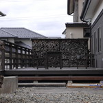 ワンコカフェ ウチヤマ - 喫煙も可能なテラス席