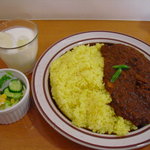 かれーの店 ポカラ - 【2010.12.　初訪】　チキンカレー７００円（2辛）＋大盛１００円